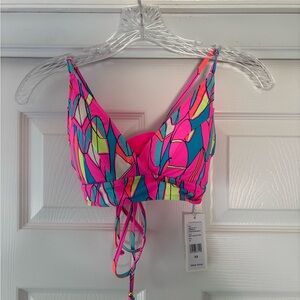 Vineyard Vines Surfside Sconset Bikini Top Surf Knockout Pink